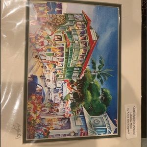 11x14 Jim Kingwell Print Cheeseburger in Paradise